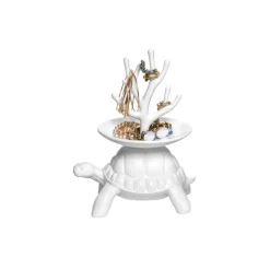 Qeeboo - Turtle Carry XS Jewelry Tree - White - Qeeboo Jewelry Tree by Marcantonio - Furnishing - Home - Avvenice