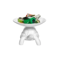 Qeeboo - Turtle Carry XS Pocket Emptier - White - Qeeboo Pocket Emptier by Marcantonio - Furnishing - Home - Avvenice