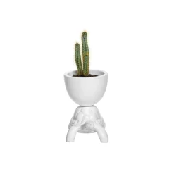 Qeeboo - Turtle Carry XS Planter - White - Qeeboo Planter by Marcantonio - Furnishing - Home - Avvenice