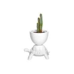 Qeeboo - Turtle Carry XS Planter - White - Qeeboo Planter by Marcantonio - Furnishing - Home - Avvenice