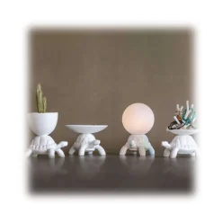 Qeeboo - Turtle Carry XS Planter - White - Qeeboo Planter by Marcantonio - Furnishing - Home - Avvenice