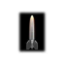 Qeeboo - V-2 Schneider Lamp Metal Finish - Silver - Qeeboo Lamp by Studio Job - Lighting - Home - Avvenice