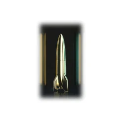 Qeeboo - V-2 Schneider Lamp Metal Finish - Silver - Qeeboo Lamp by Studio Job - Lighting - Home - Avvenice