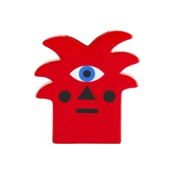 Qeeboo - Vase Oggian Red Palm - Qeeboo Vase by Marco Oggian - Furnishing - Home - Avvenice