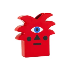 Qeeboo - Vase Oggian Red Palm - Qeeboo Vase by Marco Oggian - Furnishing - Home - Avvenice