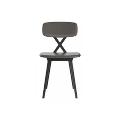 Qeeboo - X Chair with Cushion Set of 2 Pieces - Dove Grey - Qeeboo Chair by Nika Zupanc - Furnishing - Home - Avvenice