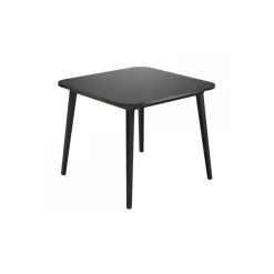 Qeeboo - X Table 90 - Black - Qeeboo Table by Nika Zupanc - Furnishing - Home - Avvenice