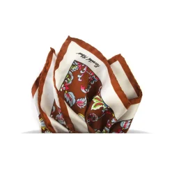 Revested Milano - Alchimist - Breva - Pocket Square - Artisan Silk Foulard - Handmade in Italy - Avvenice