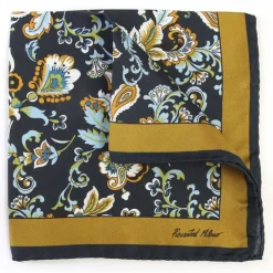 Revested Milano - Alchimist - Tivano - Pocket Square - Artisan Silk Foulard - Handmade in Italy - Avvenice