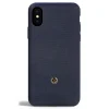 Revested Milano - Bird's Eye - Blu di Prussia - iPhone X / XS Case - Apple - Artisan Wool Cover - Avvenice