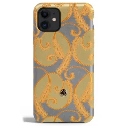 Revested Milano - Gold of Florence - iPhone 11 Case - Apple - Artisan Silk Cover - Avvenice