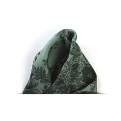 Revested Milano - Jardin - Sage - Pocket Square - Artisan Silk Foulard - Handmade in Italy - Avvenice