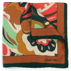 Revested Milano - Lakeshore - D'Este - Pocket Square - Artisan Silk Foulard - Handmade in Italy - Avvenice