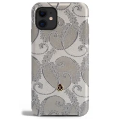 Revested Milano - Silver of Florence - iPhone 11 Case - Apple - Artisan Silk Cover - Avvenice