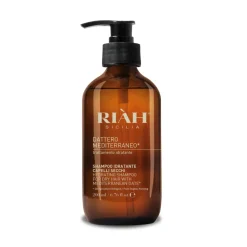 Riàh Sicilia - Moisturizing Shampoo - Mediterranean Date from Organic Farming - Made in Sicily Italy - Avvenice