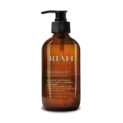 Riàh Sicilia - Purifying Shampoo - Thyme + Basil from Organic Farming - Made in Sicily Italy - Avvenice