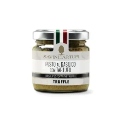 Savini Tartufi - Basil Pesto with Truffle - Tricolor Line - Truffle Excellence - 180 g - Avvenice