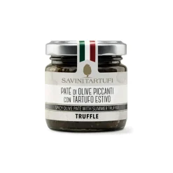 Savini Tartufi - Paté of Spicy Olives with Summer Truffle - Tricolor Line - Truffle Excellence - 90 g - Avvenice