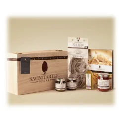 Savini Tartufi - Tartufina - Tantalizing Assortment in Wooden Box - Exclusive Gift Boxes - Truffle Excellence - Avvenice