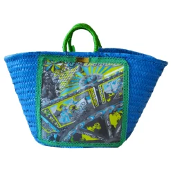 SicuLAB - Coffa Azure - Sicilian Artisan Handbag - Sicilian Coffa - Luxury High Quality Handicraft Bag - Avvenice