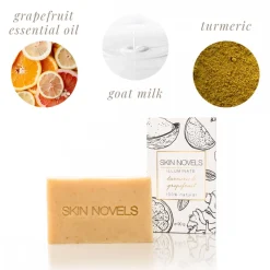 Skin Novels - Illuminate - Natural Soap with Turmeric & Grapefruit - 100 % Natural Handmade Soap - Avvenice