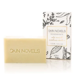 Skin Novels - Regenerate - Natural Soap with Aloe Vera & Spirulina - 100 % Natural Handmade Soap - Avvenice