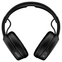 Skullcandy - Crusher - Black - Bluetooth Wireless Over-Ear Headphones with Microphone - Noise Isolating Memory Foam - Avvenice