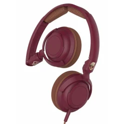 Skullcandy - Grind - Maroon / Brown - On-Ear Headphones with Microphone - Avvenice