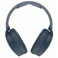 Skullcandy - Hesh 3 - Blue - Bluetooth Wireless Over-Ear Headphones with Microphone - Noise Isolating Memory Foam - Avvenice