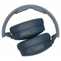 Skullcandy - Hesh 3 - Blue - Bluetooth Wireless Over-Ear Headphones with Microphone - Noise Isolating Memory Foam - Avvenice