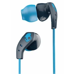 Skullcandy - Method BT Sport - Navy / Blue - Bluetooth Wireless Sweat-Resistant Sport Earbuds with Microphone - Neck Collar - Avvenice
