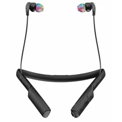 Skullcandy - Method BT Sport - Black / Gray - Bluetooth Wireless Sweat-Resistant Sport Earbuds with Microphone - Neck Collar - Avvenice