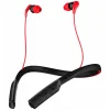 Skullcandy - Method BT Sport - Black / Red - Bluetooth Wireless Sweat-Resistant Sport Earbuds with Microphone - Neck Collar - Avvenice