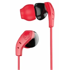 Skullcandy - Method BT Sport - Black / Red - Bluetooth Wireless Sweat-Resistant Sport Earbuds with Microphone - Neck Collar - Avvenice