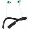 Skullcandy - Method BT Sport - Mint / Black - Bluetooth Wireless Sweat-Resistant Sport Earbuds with Microphone - Neck Collar - Avvenice