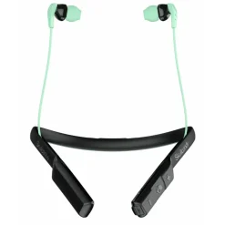 Skullcandy - Method BT Sport - Mint / Black - Bluetooth Wireless Sweat-Resistant Sport Earbuds with Microphone - Neck Collar - Avvenice