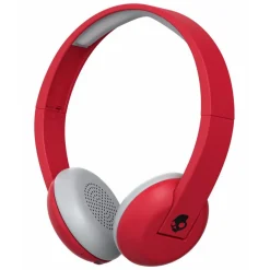 Skullcandy - Uproar - Famed Red / Black - Bluetooth Wireless On-Ear Headphones with Microphone, Supreme Sound and Powerful Bass - Avvenice