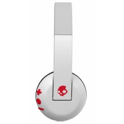 Skullcandy - Uproar - White / Gray - Bluetooth Wireless On-Ear Headphones with Microphone, Supreme Sound and Powerful Bass - Avvenice