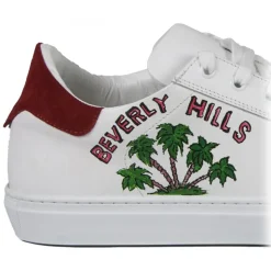 Snob Sneakers - Beverly Hills, what else? by Yo-Yo - White Leather - Handmade in Italy - Luxury Exclusive Collection - Avvenice