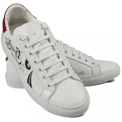 Snob Sneakers - Bike Ride By Veronica Moon - Sneakers - White Leather - Handmade in Italy - Luxury Exclusive Collection - Avvenice