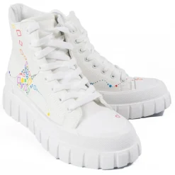 Snob Sneakers - Classy Yet Trendy By Veronica Moon - Sneakers - White Leather- Handmade in Italy - Luxury Exclusive Collection - Avvenice