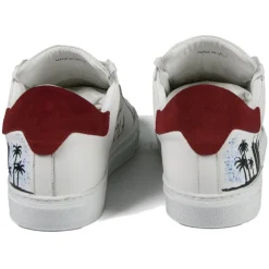 Snob Sneakers - I Love L.A. By Yo-Yo - Sneakers - White Leather - Handmade in Italy - Luxury Exclusive Collection - Avvenice