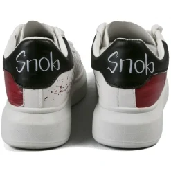 Snob Sneakers - La Vie En Roses By Veronica Moon - Sneakers - White Leather - Handmade in Italy - Luxury Exclusive Collection - Avvenice