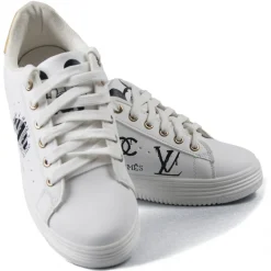Snob Sneakers - Let's Be Snob By Veronica Moon - Sneakers - White Leather - Handmade in Italy - Luxury Exclusive Collection - Avvenice