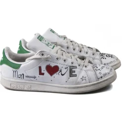 Snob Sneakers - Love Is Like Oxygen By XK - White Leather - Handmade in Italy - Luxury Exclusive Collection - Avvenice
