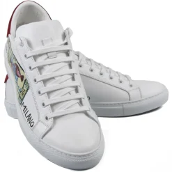 Snob Sneakers - Ocean's One By Veronica Moon - Sneakers - White Leather - Handmade in Italy - Luxury Exclusive Collection - Avvenice