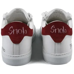 Snob Sneakers - Ocean's One By Veronica Moon - Sneakers - White Leather - Handmade in Italy - Luxury Exclusive Collection - Avvenice
