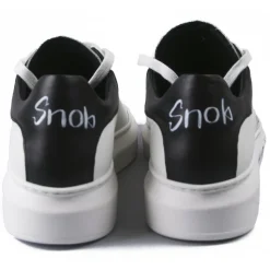 Snob Sneakers - Royal Rebel By Veronica Moon - Sneakers - White Leather - Handmade in Italy - Luxury Exclusive Collection - Avvenice