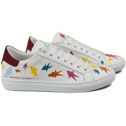 Snob Sneakers - Starman By Alessandro Tambresoni - Sneakers - White Leather - Handmade in Italy - Luxury Exclusive Collection - Avvenice