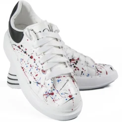 Snob Sneakers - True Colors By Veronica Moon - Sneakers - White Leather - Handmade in Italy - Luxury Exclusive Collection - Avvenice
